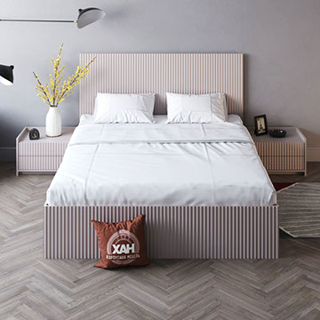 Двуспальная кровать Ривьера вид спереди